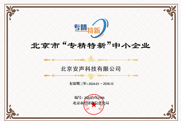 北京市专精特新小巨人认证